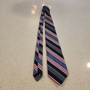 Cabot Royal USA Vintage Red White Blue Men's Tie